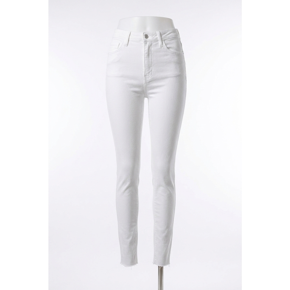 NEW JUST BLACK DENIM super soft scissor cut skinny jean in optic white